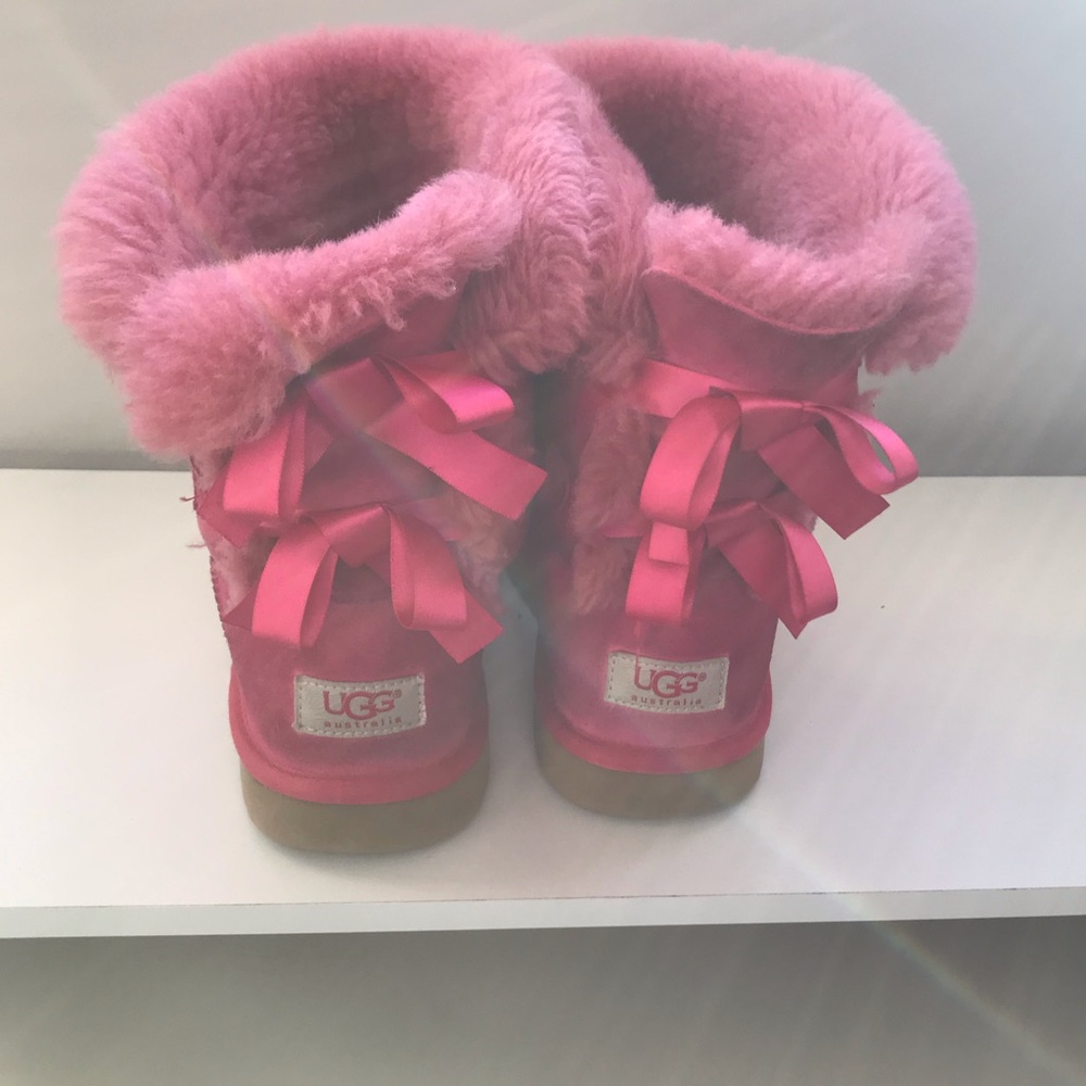 Pink Bailey Bow Uggs